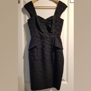 Black Peplum Dress